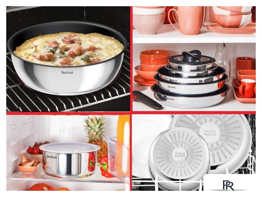 Набор сковород Tefal Ingenio Emotion L897SM74 - Изображение №3 — Интернет-магазин ПроЗаказ