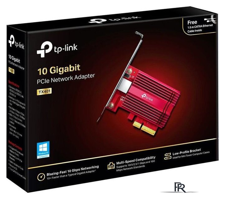 Сетевая карта TP-Link TX401 - Изображение №5 — Интернет-магазин ПроЗаказ