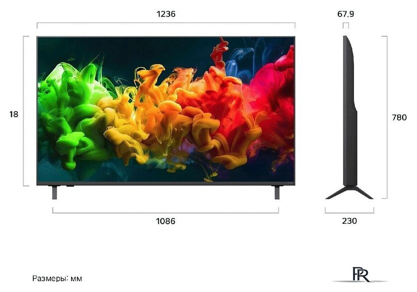 MiniLED телевизор LG QNED evo AI QNED80 55QNED80B6B - Изображение №2 — Интернет-магазин ПроЗаказ