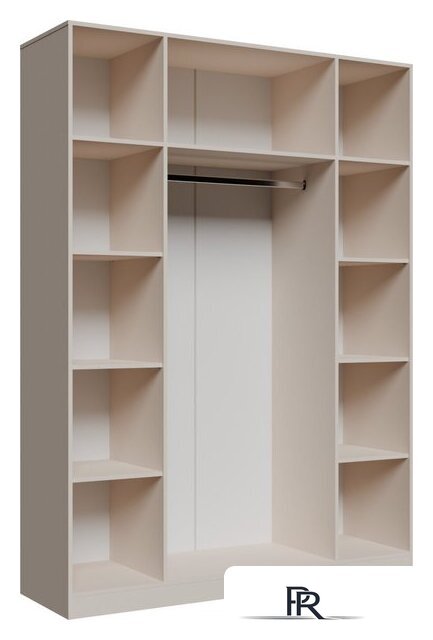 Шкаф распашной ДСВ МС Пальма 1600 (сатин) - Изображение №2 — Интернет-магазин ПроЗаказ