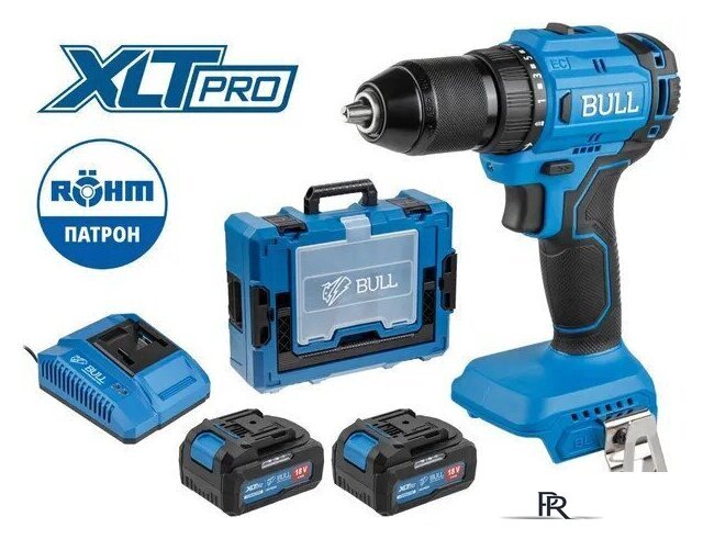Дрель-шуруповерт Bull SR 1803 2329055 (с 2-мя АКБ, кейс) - Изображение №1 — Интернет-магазин ПроЗаказ