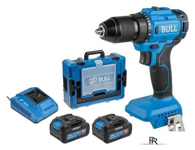 Дрель-шуруповерт Bull SR 1803 2329055 (с 2-мя АКБ, кейс) - Изображение №2 — Интернет-магазин ПроЗаказ