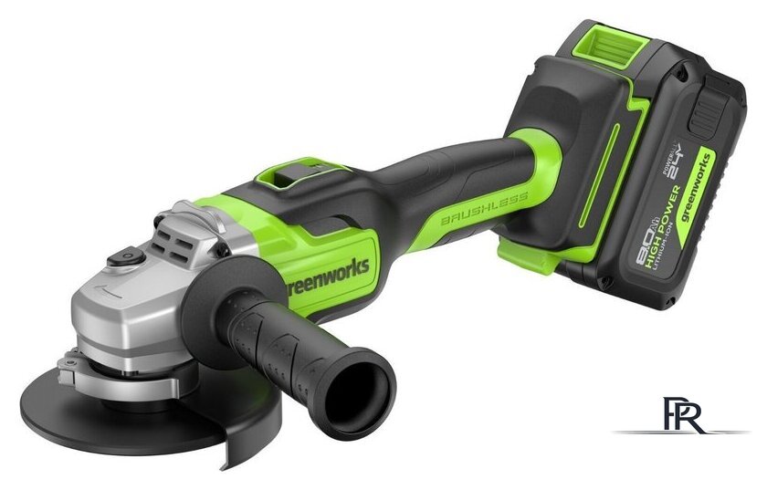 Угловая шлифмашина Greenworks GD24AG 3200207CUH (с 1-м АКБ) - Изображение №2 — Интернет-магазин ПроЗаказ
