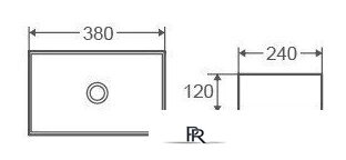 Умывальник D&K Berlin DT1430816 (белый) - Изображение №3 — Интернет-магазин ПроЗаказ