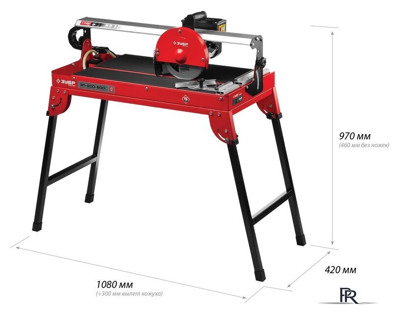 Электрический плиткорез Зубр ЭП-200-800С - Изображение №2 — Интернет-магазин ПроЗаказ