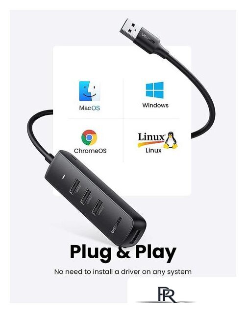 USB-хаб Ugreen CM416 10915 - Изображение №3 — Интернет-магазин ПроЗаказ