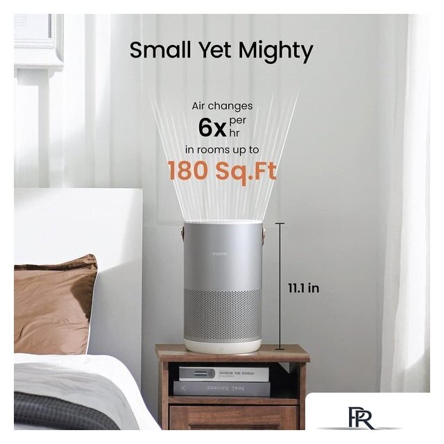 Очиститель воздуха SmartMi Air Purifier P1 ZMKQJHQP12 (международная версия, серебристый) - Изображение №3 — Интернет-магазин ПроЗаказ