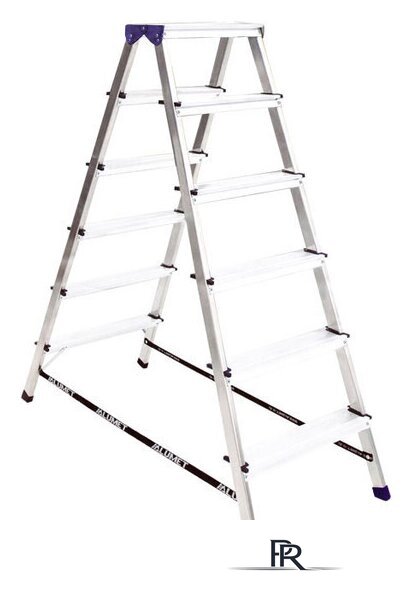 Лестница-стремянка Алюмет алюминиевая двухсторонняя AD7206 - Изображение №1 — Интернет-магазин ПроЗаказ