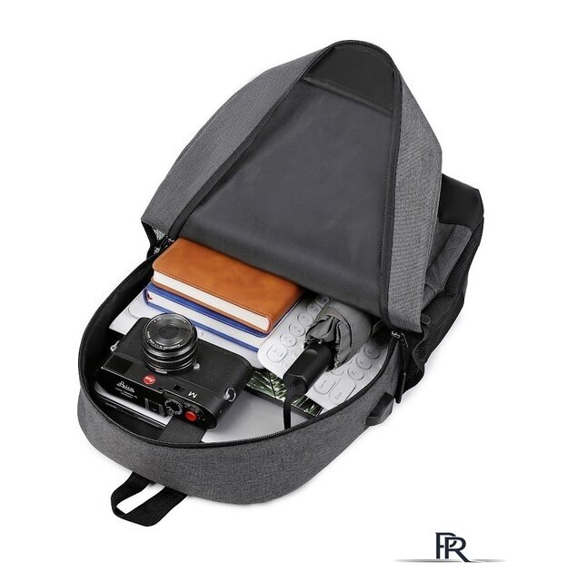 Городской рюкзак Miru Sallerus 15.6 (серый) - Изображение №20 — Интернет-магазин ПроЗаказ