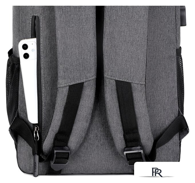 Городской рюкзак Miru Sallerus 15.6 (серый) - Изображение №10 — Интернет-магазин ПроЗаказ