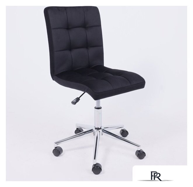 Офисное кресло AksHome Роза квадрат (велюр, черный) - Изображение №2 — Интернет-магазин ПроЗаказ
