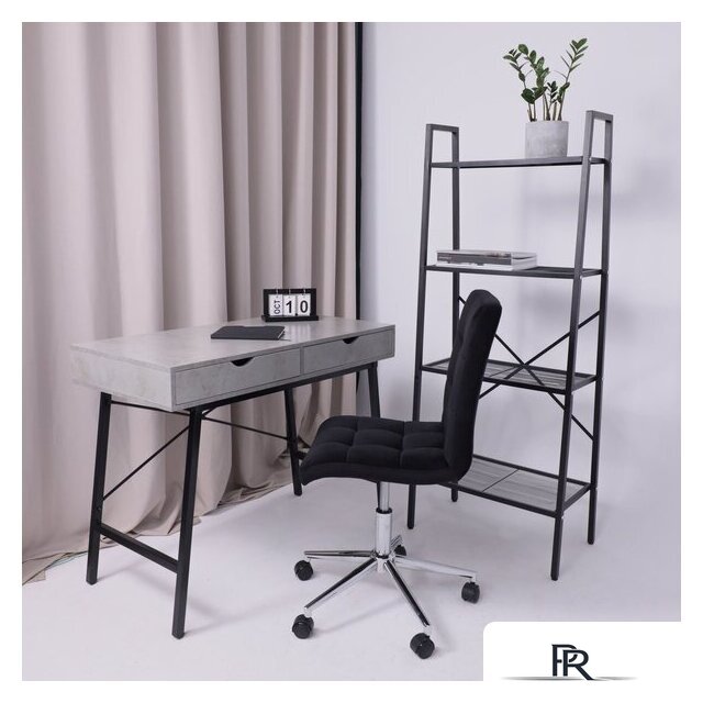 Офисное кресло AksHome Роза квадрат (велюр, черный) - Изображение №15 — Интернет-магазин ПроЗаказ