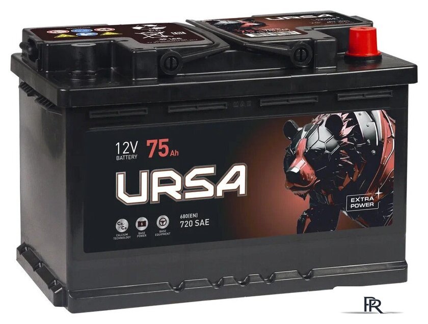 Автомобильный аккумулятор Ursa Extra Power 6СТ R+ (75 А·ч) - Изображение №1 — Интернет-магазин ПроЗаказ