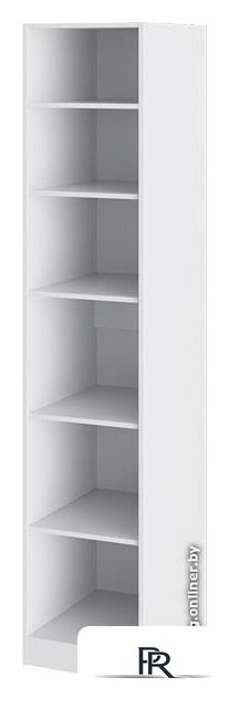 Шкаф-пенал Трия Наоми СМ-208.07.02 L (белый глянец) - Изображение №3 — Интернет-магазин ПроЗаказ