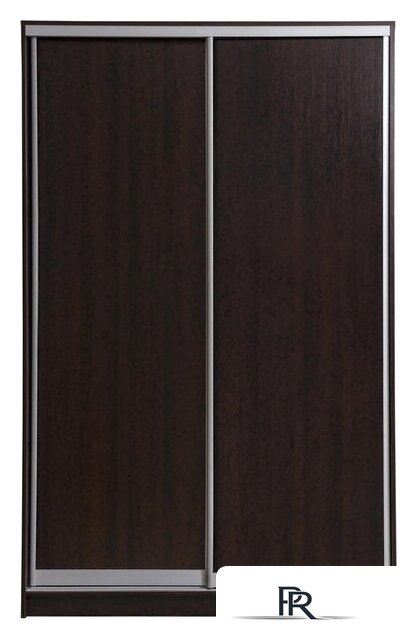 Шкаф распашной Рэйгрупп 120 VVX Elgon РГ-12.03 (венге/хром) - Изображение №2 — Интернет-магазин ПроЗаказ