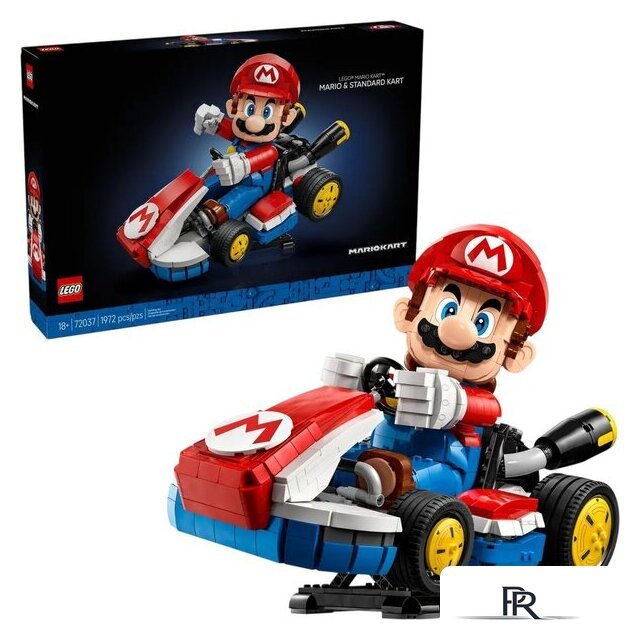 Конструктор LEGO Super Mario 72037 Mario Kart – Mario & Standard Kart - Изображение №1 — Интернет-магазин ПроЗаказ