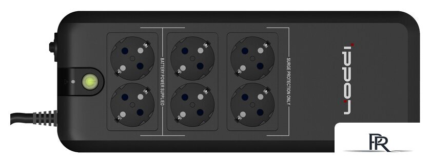 Источник бесперебойного питания IPPON Back Verso 600 - Изображение №3 — Интернет-магазин ПроЗаказ