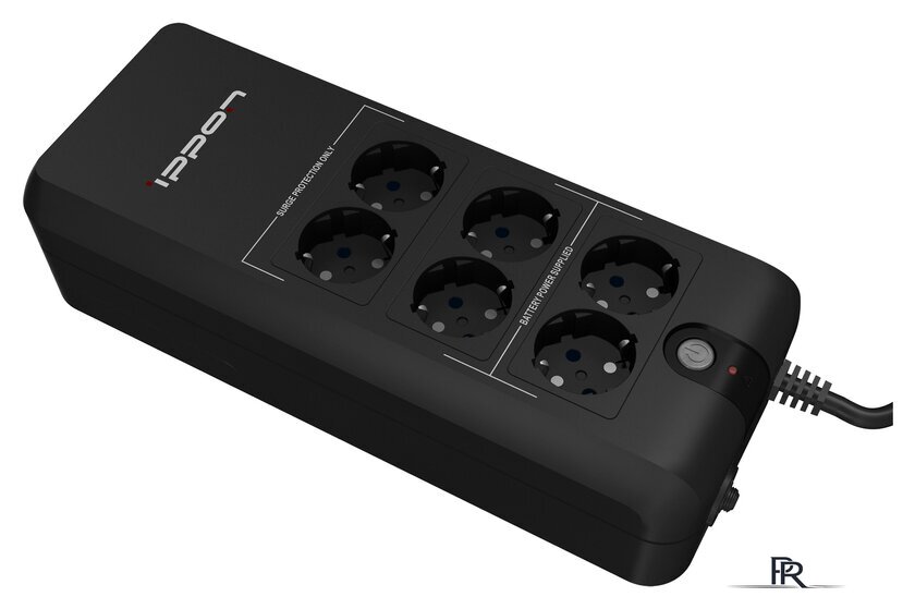 Источник бесперебойного питания IPPON Back Verso 600 - Изображение №2 — Интернет-магазин ПроЗаказ
