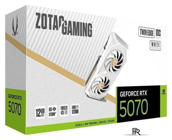 Видеокарта ZOTAC Gaming GeForce RTX 5070 Twin Edge OC White Edition ZT-B50700Q-10P - Изображение №7 — Интернет-магазин ПроЗаказ