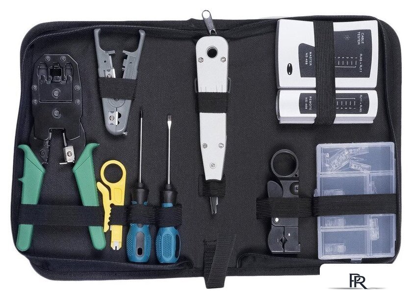 Электромонтажный набор Cabeus HT-TK-01 (9 предметов) - Изображение №1 — Интернет-магазин ПроЗаказ