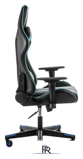 Игровое (геймерское) кресло Mio Tesoro Control 8051 (черный/синий) - Изображение №4 — Интернет-магазин ПроЗаказ