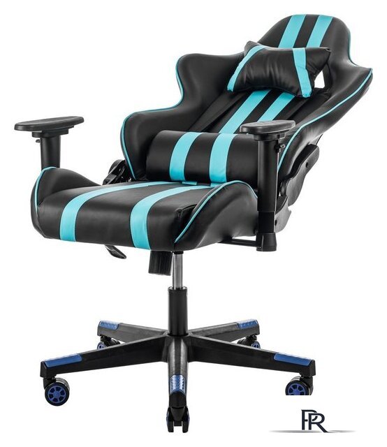 Игровое (геймерское) кресло Mio Tesoro Control 8051 (черный/синий) - Изображение №2 — Интернет-магазин ПроЗаказ