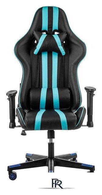 Игровое (геймерское) кресло Mio Tesoro Control 8051 (черный/синий) - Изображение №3 — Интернет-магазин ПроЗаказ