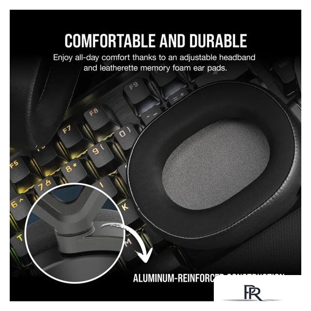 Наушники Corsair HS65 Wireless V2 (карбон) - Изображение №8 — Интернет-магазин ПроЗаказ