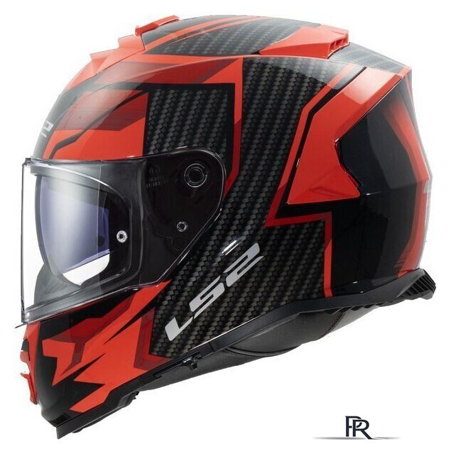 Мотошлем LS2 FF800 Storm II Tracker (S, черный/красный) - Изображение №1 — Интернет-магазин ПроЗаказ