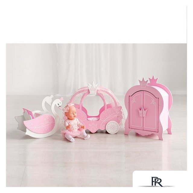 Шкаф для кукол Leader Toys Shining Crown 71020 (розовое облако) - Изображение №3 — Интернет-магазин ПроЗаказ