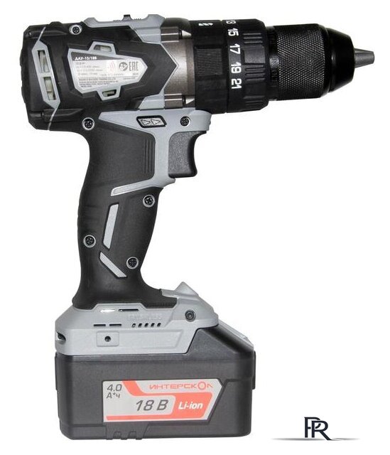 Ударная дрель-шуруповерт Интерскол ДАУ-13/18В 574.2.2.70 (с 2-мя АКБ, кейс) - Изображение №3 — Интернет-магазин ПроЗаказ