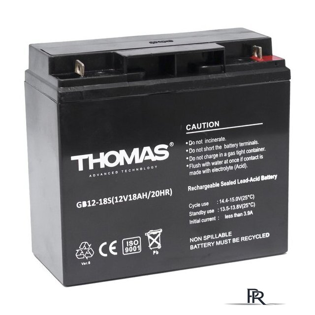 Аккумулятор для ИБП Thomas GB 12-18S - Изображение №1 — Интернет-магазин ПроЗаказ