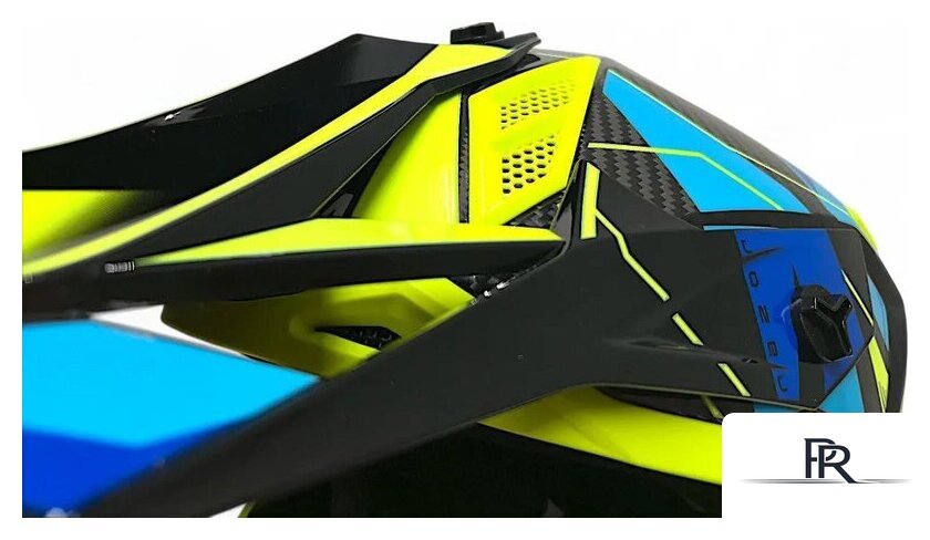 Мотошлем AIM RH855 Carbon Razor RH855R-DYB-XS (XS, желтый/синий) - Изображение №11 — Интернет-магазин ПроЗаказ