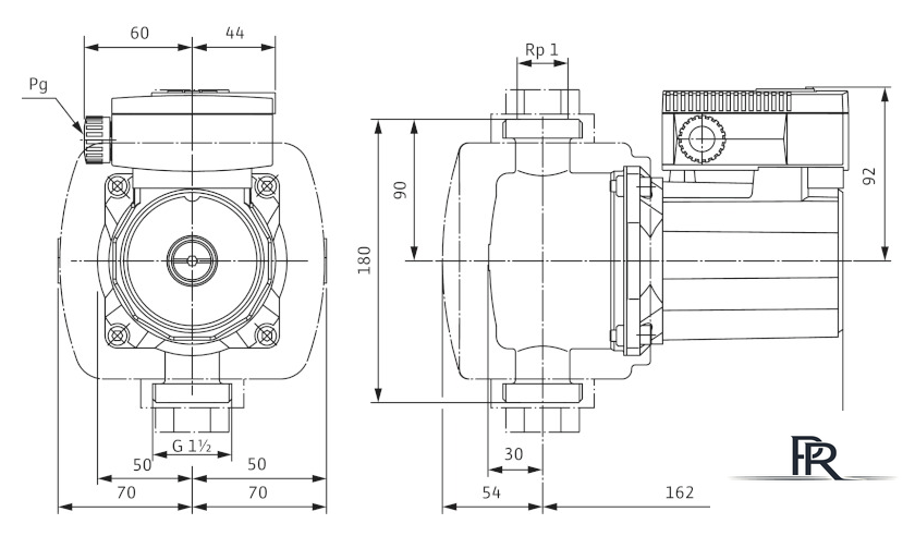 Циркуляционный насос Wilo TOP-Z 25/6 (3~400 V, PN 10, Inox) - Изображение №3 — Интернет-магазин ПроЗаказ