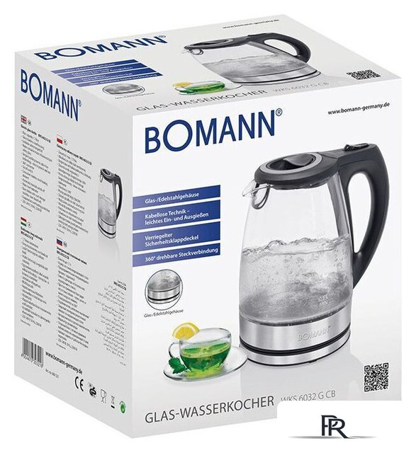 Электрический чайник Bomann WKS 6032 G CB - Изображение №6 — Интернет-магазин ПроЗаказ