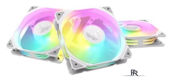 Комплект вентиляторов для корпуса ASUS TUF Gaming TR120 ARGB Triple Pack (белый) - Изображение №1 — Интернет-магазин ПроЗаказ