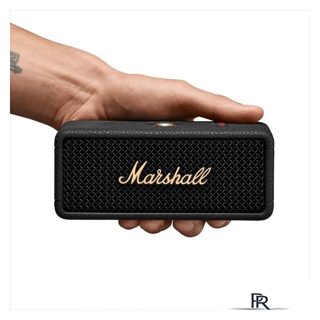 Беспроводная колонка Marshall Emberton III (черный/латунь) - Изображение №4 — Интернет-магазин ПроЗаказ