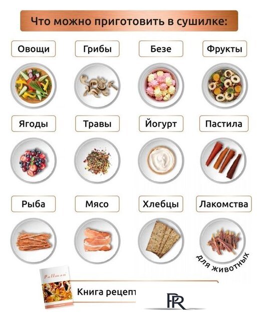 Сушилка для овощей и фруктов Pullman PL-2280 - Изображение №8 — Интернет-магазин ПроЗаказ