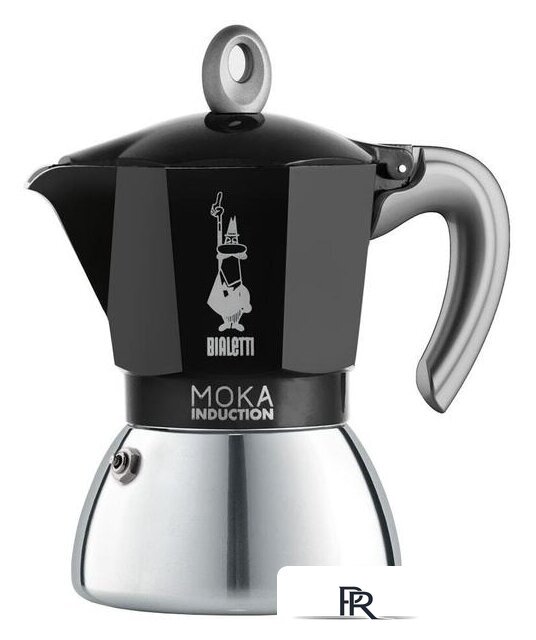 Гейзерная кофеварка Bialetti Moka Induction 2021 (6 порций, черный) - Изображение №1 — Интернет-магазин ПроЗаказ