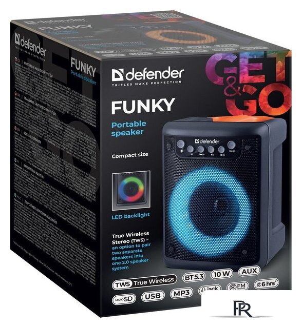 Беспроводная колонка Defender Funky - Изображение №10 — Интернет-магазин ПроЗаказ