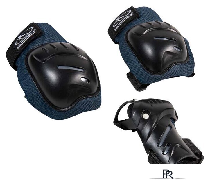Комплект защиты Hudora Biomechanisches Protektoren Set Comfort 83054 (M, blue) - Изображение №1 — Интернет-магазин ПроЗаказ