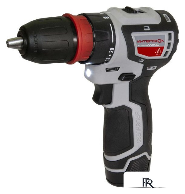 Дрель-шуруповерт Интерскол КомбиМАКС ДА-10/12В 36 687.2.2.77 (с 2-мя АКБ, сумка) - Изображение №2 — Интернет-магазин ПроЗаказ