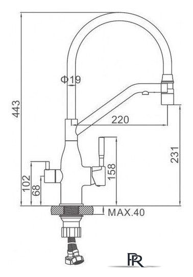 Смеситель Ledeme L4797A-9 - Изображение №9 — Интернет-магазин ПроЗаказ