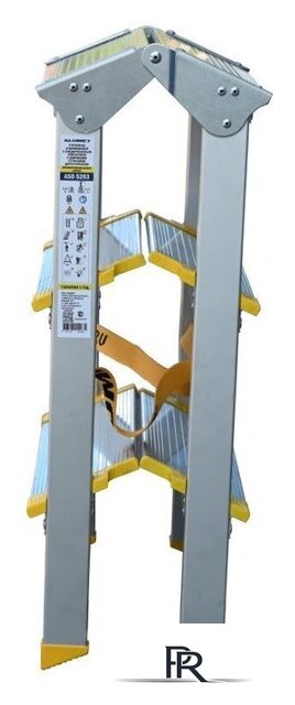 Лестница-стремянка Алюмет ASD 5203 (2х3 ступеней) - Изображение №4 — Интернет-магазин ПроЗаказ