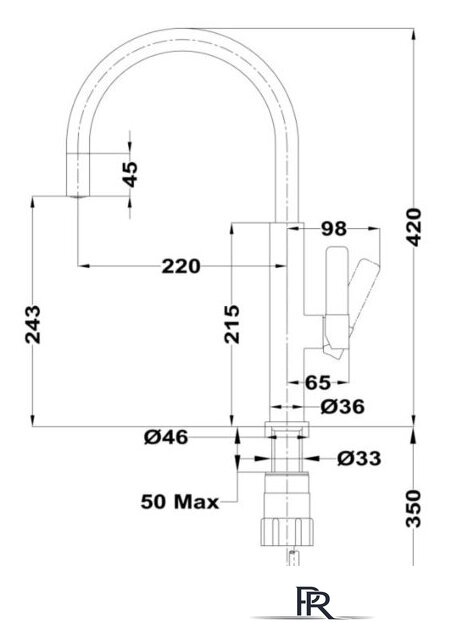 Смеситель TEKA Maestro 116030046 - Изображение №3 — Интернет-магазин ПроЗаказ