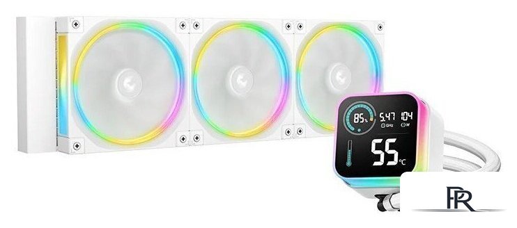 Система жидкостного охлаждения для процессора DeepCool LQ360 Ultra ARGB WH R-LQ360-WHASMC-G-1 - Изображение №1 — Интернет-магазин ПроЗаказ
