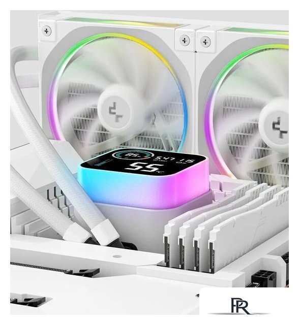 Система жидкостного охлаждения для процессора DeepCool LQ360 Ultra ARGB WH R-LQ360-WHASMC-G-1 - Изображение №9 — Интернет-магазин ПроЗаказ