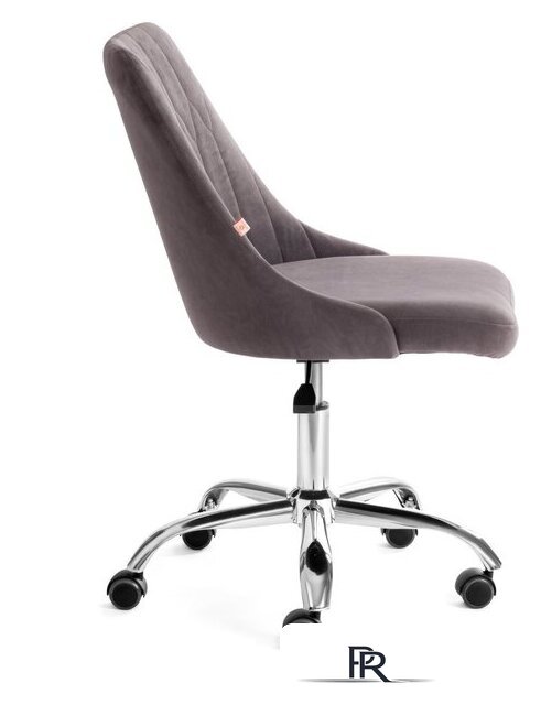 Офисное кресло TetChair Swan (флок, серый) - Изображение №2 — Интернет-магазин ПроЗаказ