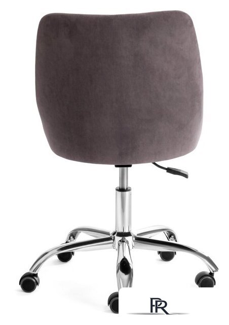 Офисное кресло TetChair Swan (флок, серый) - Изображение №4 — Интернет-магазин ПроЗаказ