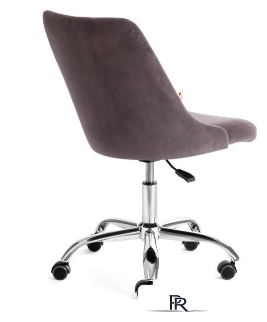 Офисное кресло TetChair Swan (флок, серый) - Изображение №3 — Интернет-магазин ПроЗаказ